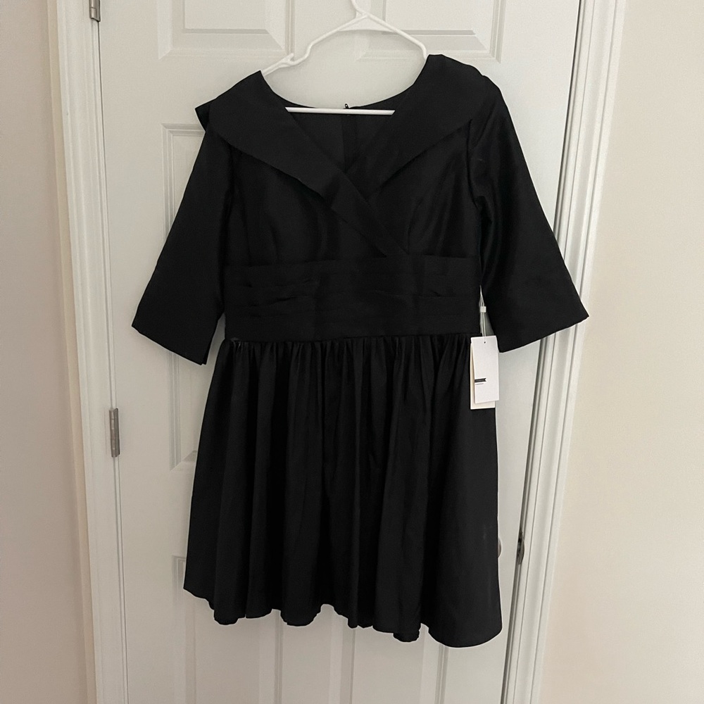 Taffeta Black Dress
